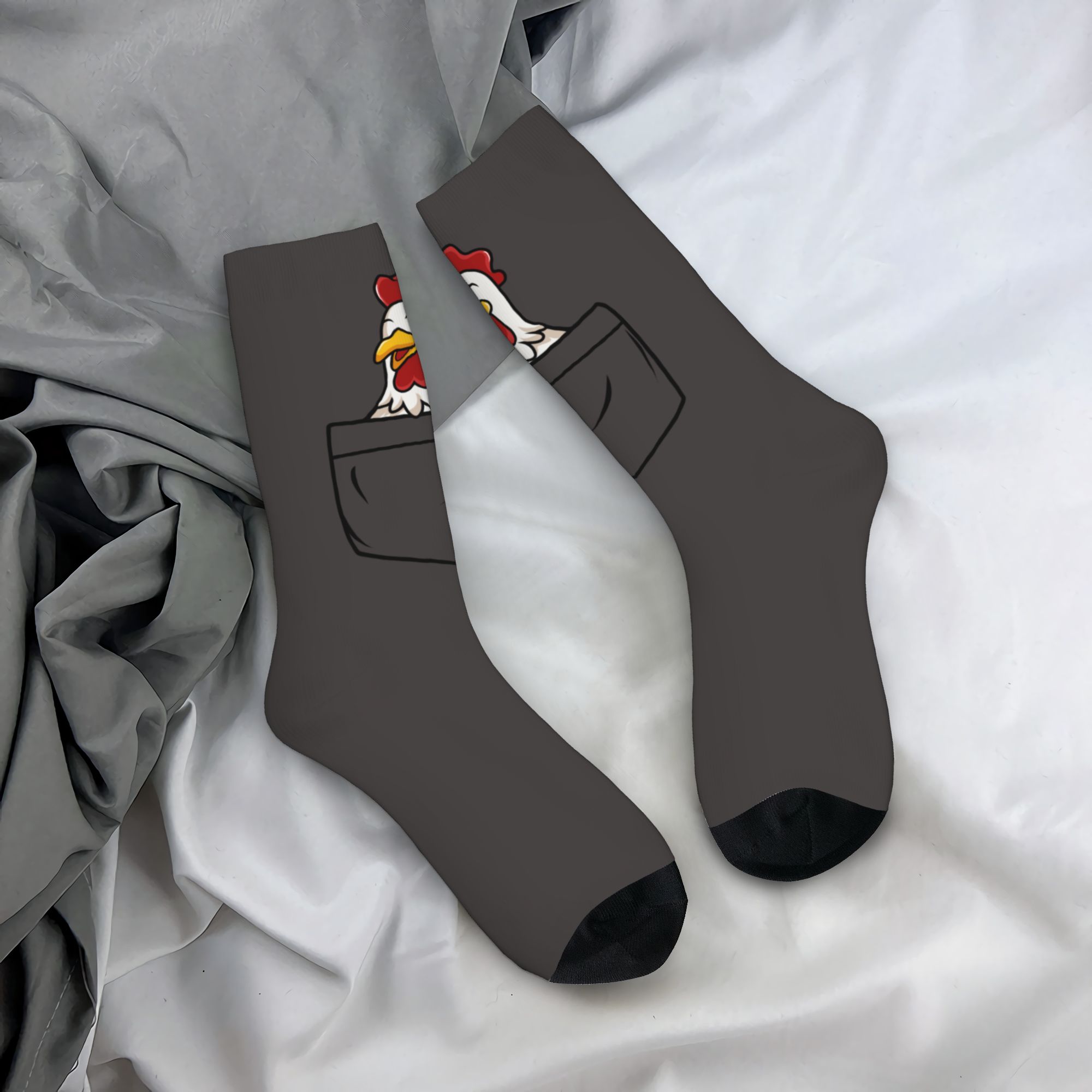 Dress Sock Men - جوارب رجالية ونسائية مخصصة بطبعة ثلاثية