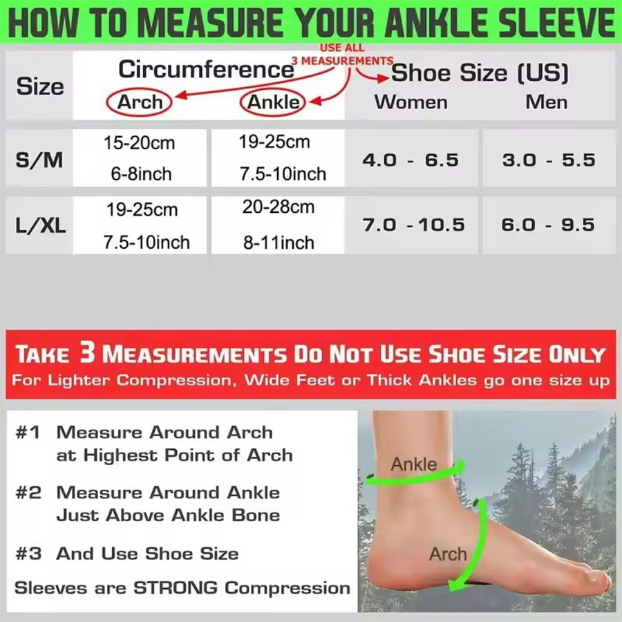 زوج واحد من الجوارب الرياضية ا - مراجعة Ankle Brace Sock وسعره