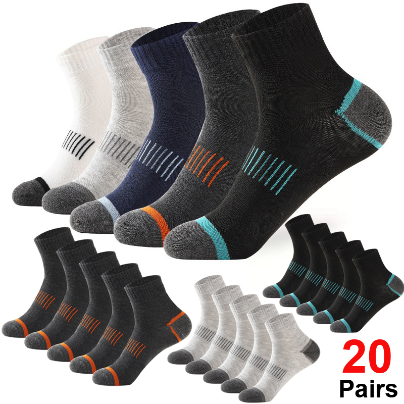 20 زوجًا من جوارب الرجال القطن - مراجعة Athletic Sock Cushion وسعره