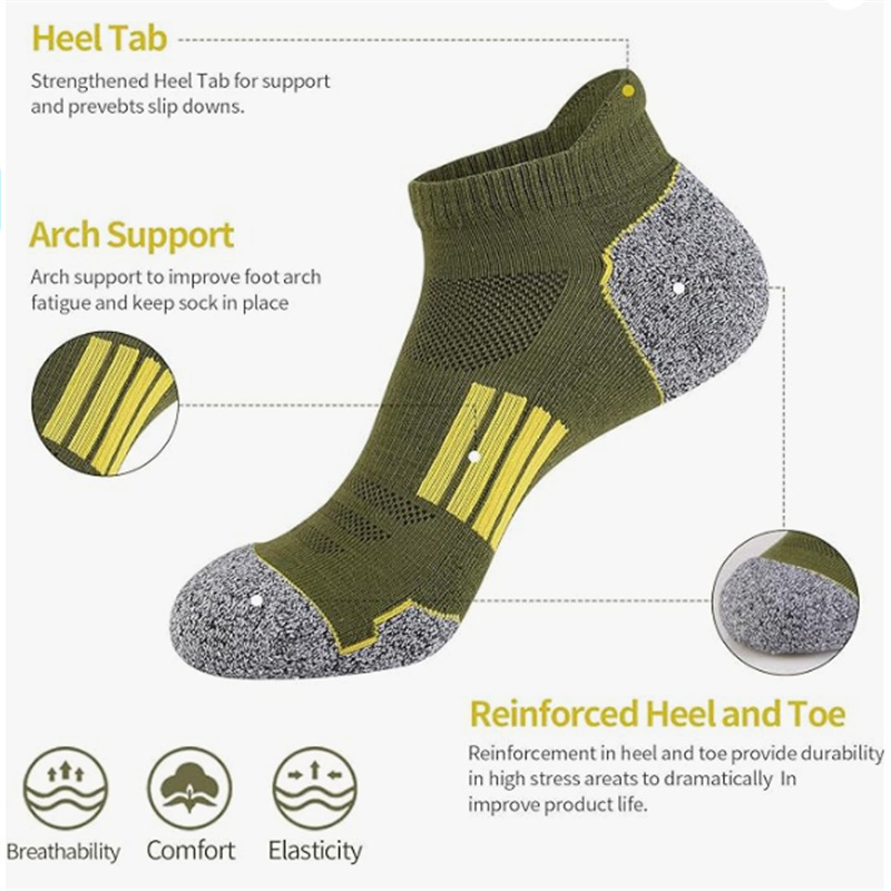 6/12 أزواج من الجوارب الرجالية - مراجعة Ankle Sock Low Cut وسعره