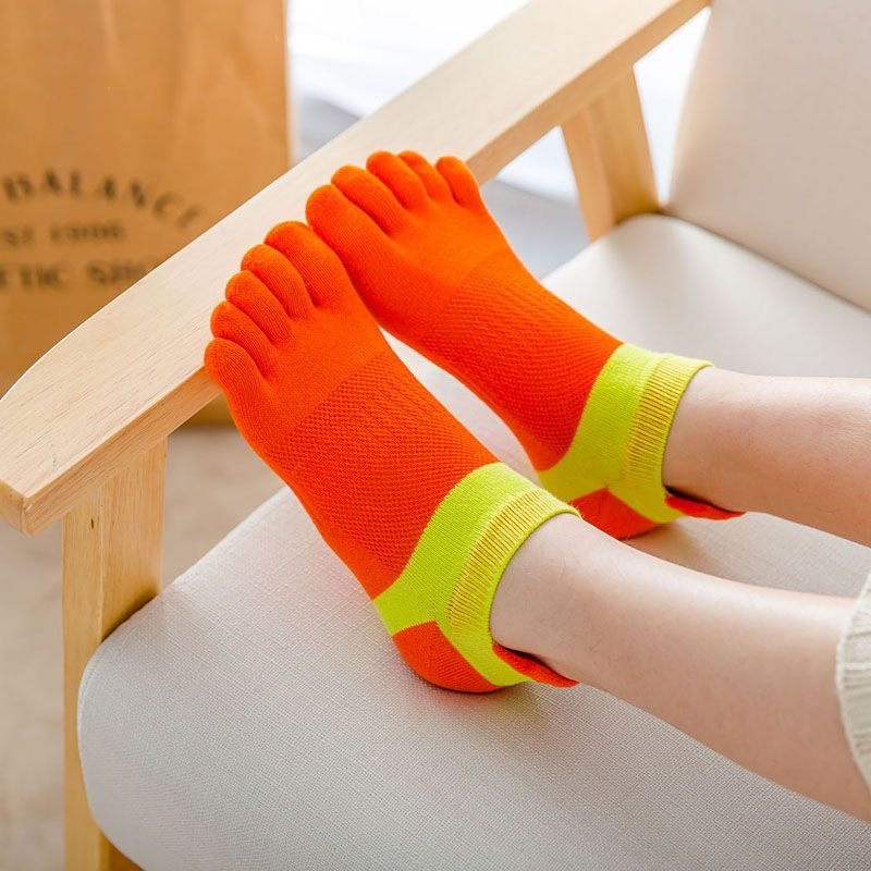5 أزواج من جوارب النساء ذات ال - مراجعة Toe Sock Split وسعره